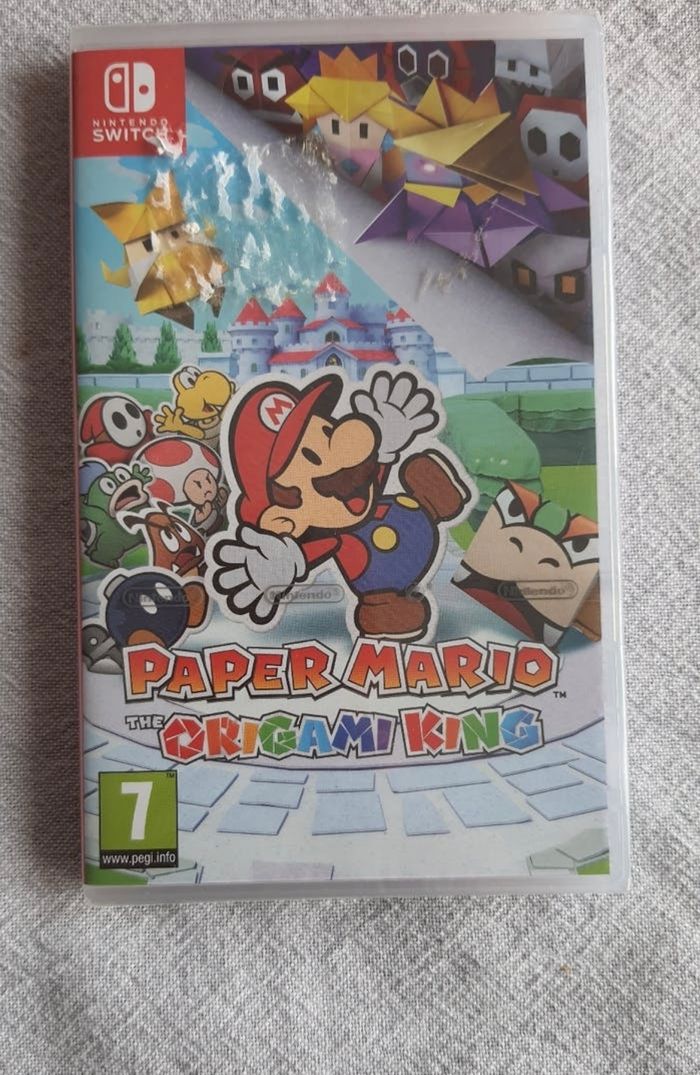 Jeu Nintendo switch paper Mario the origami king