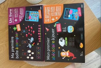 🎓 Lot éducatif Mon premier abécédaire à jouer + Ma première boîte à compter