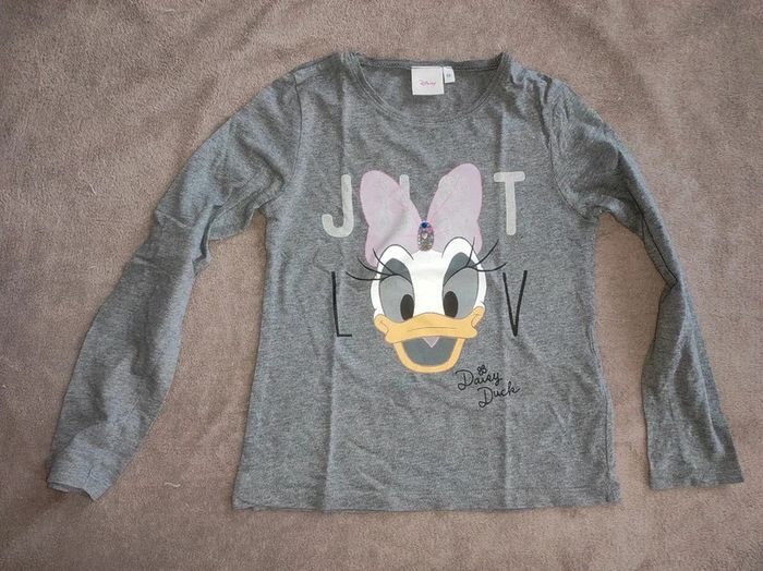 Tee-shirt Daisy manches longues fille 8 ans