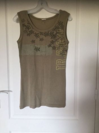 Débardeur tunique kaki 40