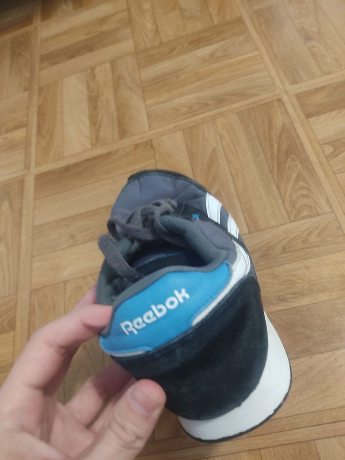 Baskets Reebok Classic - Gris/Noir/Bleu - Taille 41 - photo numéro 3