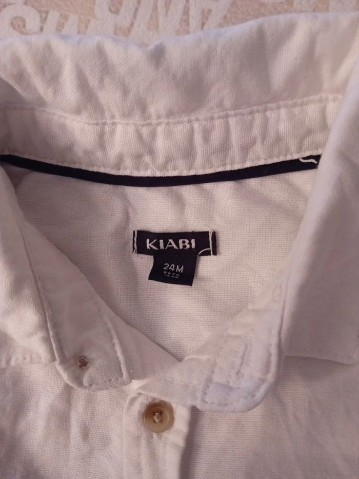 Chemise blanche manches longues en 24 mois Kiabi - photo numéro 2