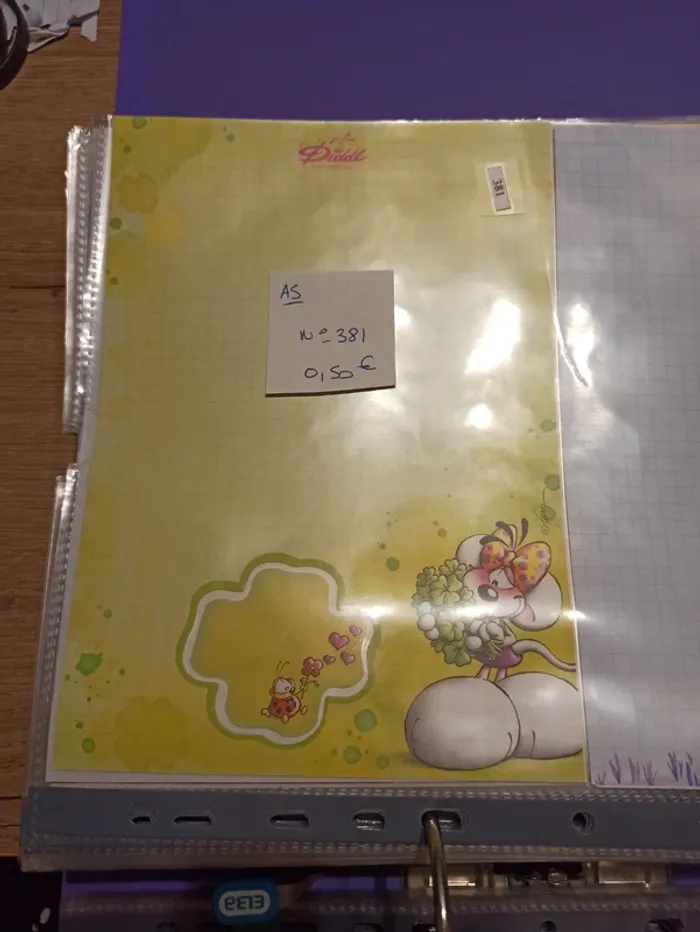 Feuille Diddl A5 381 0,50€