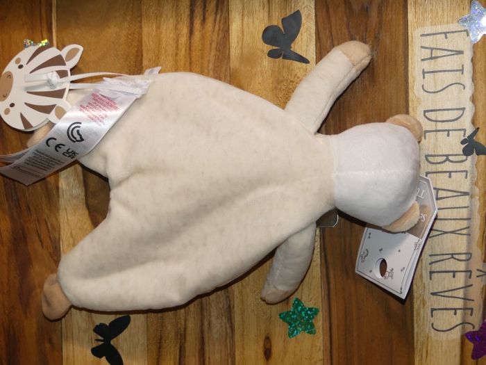 Doudou ours plat sergent major Bébé d'amour 🐻Neuf - photo numéro 3