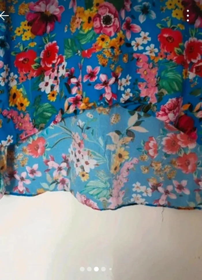 Top Asymétrique fleuri - photo numéro 3