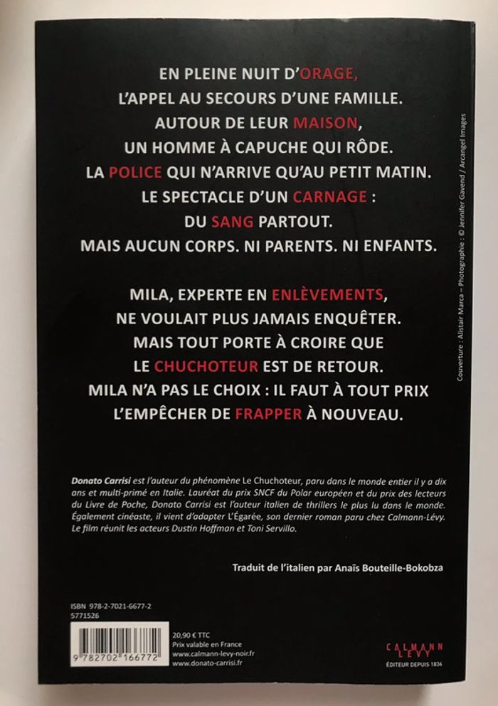 Livre « Le jeu du chuchoteur » de Donato Carrisi - photo numéro 3