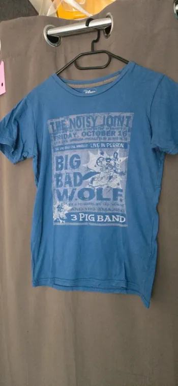 Tee shirt Disney big bad Wolf taille s