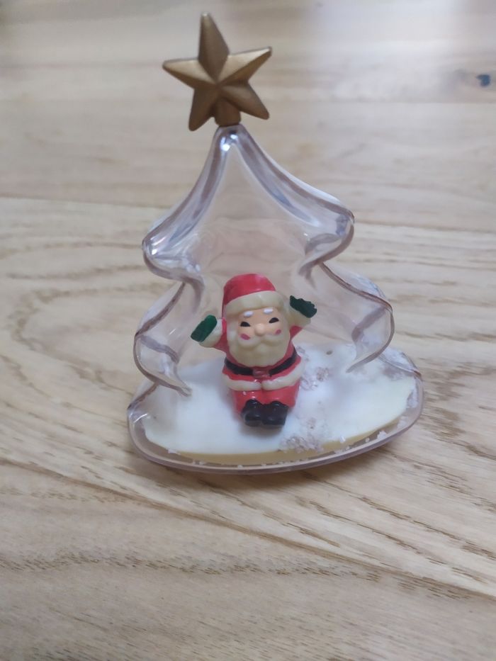 Lot de 3 boules de neige de Noël en forme de sapin - photo numéro 4