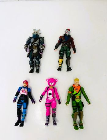 Lot 5 figurines Fortnite articulées