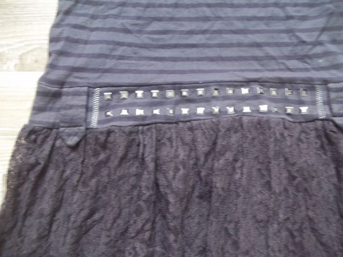 Robe jupette dentelle rayée grise Orchestra 14 ans - photo numéro 8