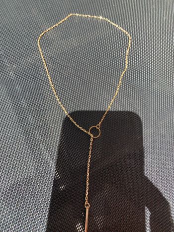 Joli collier fantaisie doré