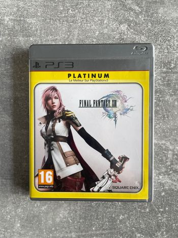 Jeu pour Sony PS3, Final fantasy XIII, final fantasy 13 édition platinum en français.