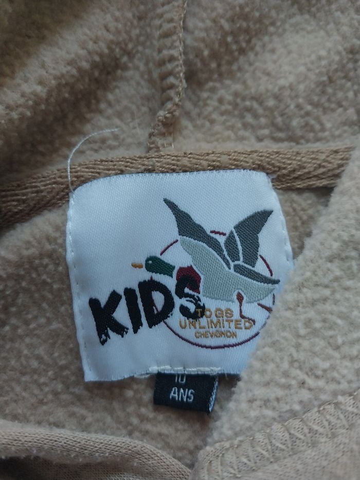 sweat à capuche chevignon kids togs unlimited – 10 ans - photo numéro 3