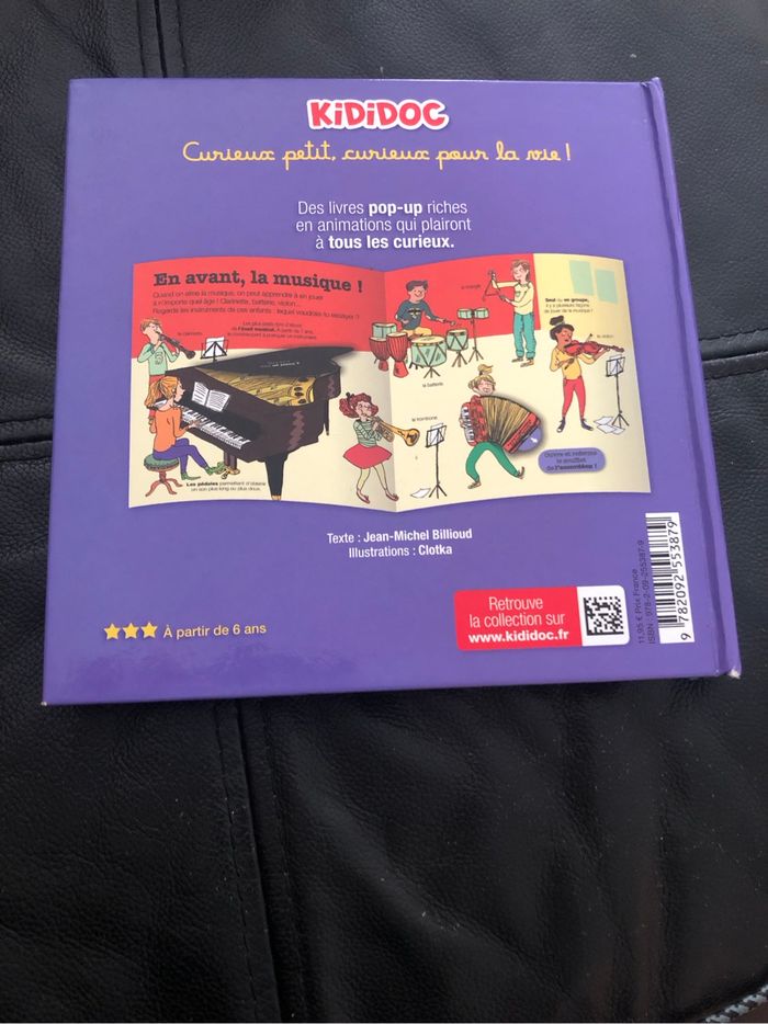 Livre Kididoc la musique - photo numéro 2
