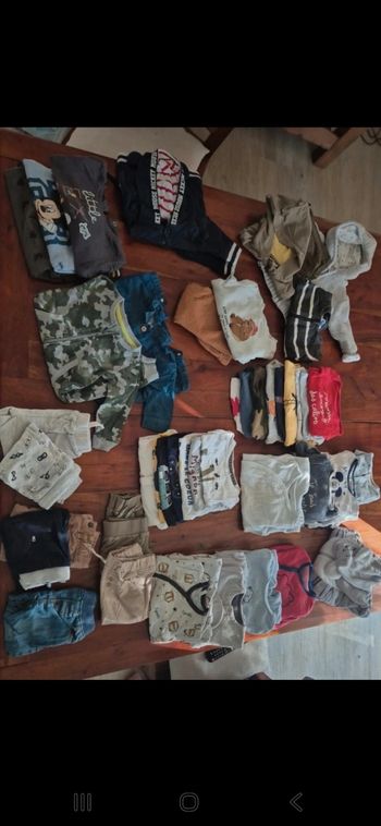 Lot vetements garcon 6 mois bon etat