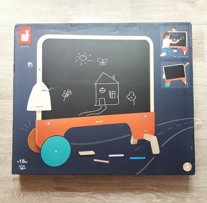 Jouet tableau magnétique en bois Janod NEUF