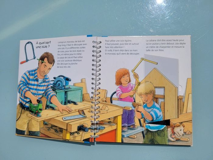 Les p'tits juniors, livre animé avec des volets surprises 🔨 Les outils 🔧 - photo numéro 6