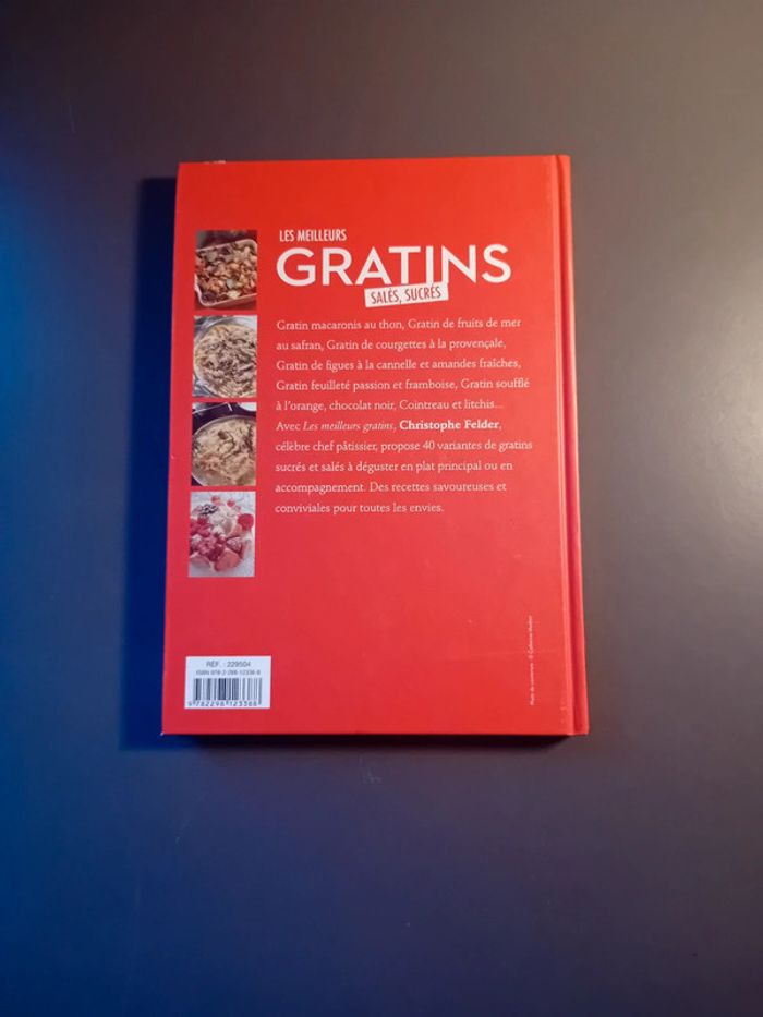 Livre les meilleurs gratins salés sucrés Christophe felder - photo numéro 2