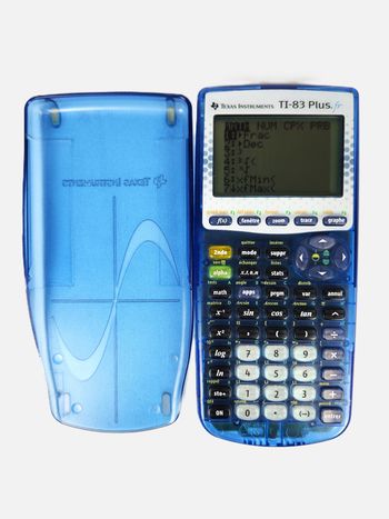 Calculatrice Texas Instruments TI-83 Plus Bleue - Très Bon État