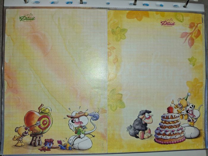 Lot 200 feuilles diddl ancienne generation papier lettre