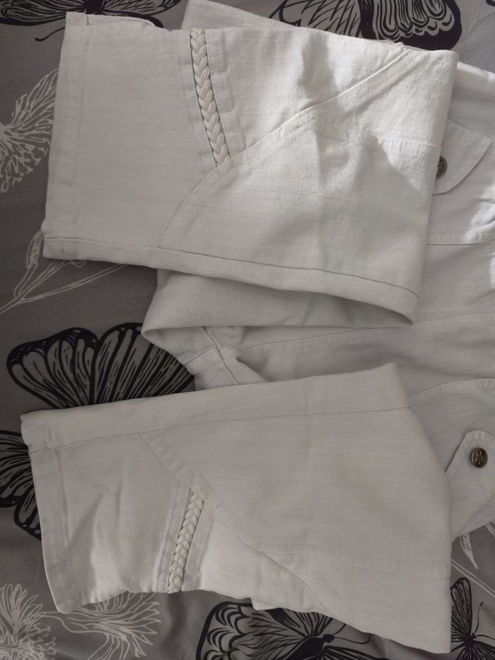 Pantalon blanc a élastique - photo numéro 2