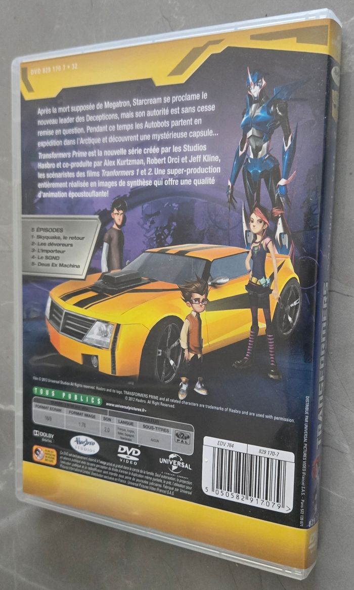 Transformers Prime Terrain Miné (Saison 1 Volume 2) Dvd d'occasion en très bon état - photo numéro 5