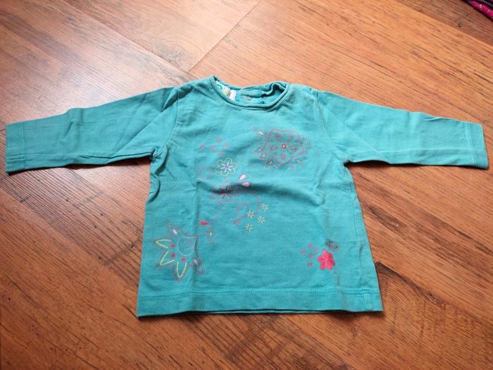 🌺 gros Lot de 14 tee shirts manches longues 6 mois🌺 - photo numéro 13