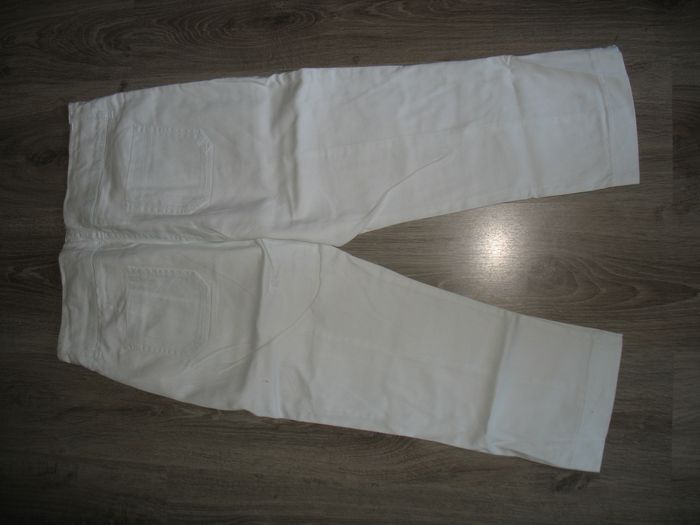 PANTACOURT BLANC "TERRE DE MARINS" - TAILLE 42 - n°01 - photo numéro 3