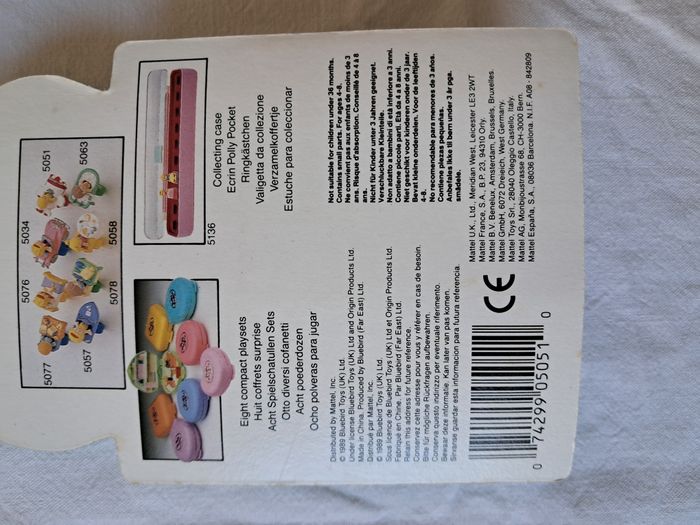 Bague polly pocket bluebird ballade en avion mattel 1989 vintage neuf - photo numéro 7