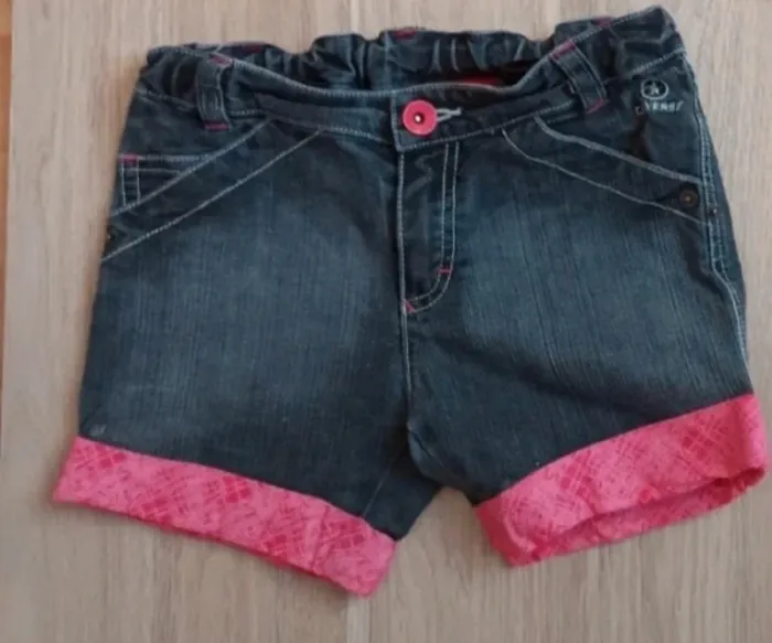 Short en jean gris converse 6 ans