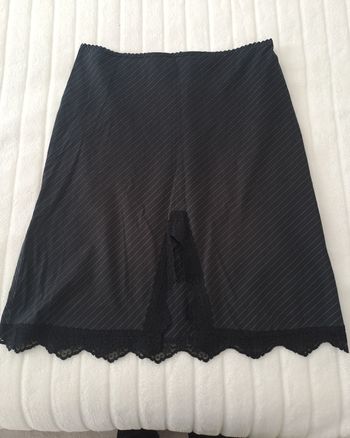 Jupe grise détail dentelle Kookaï