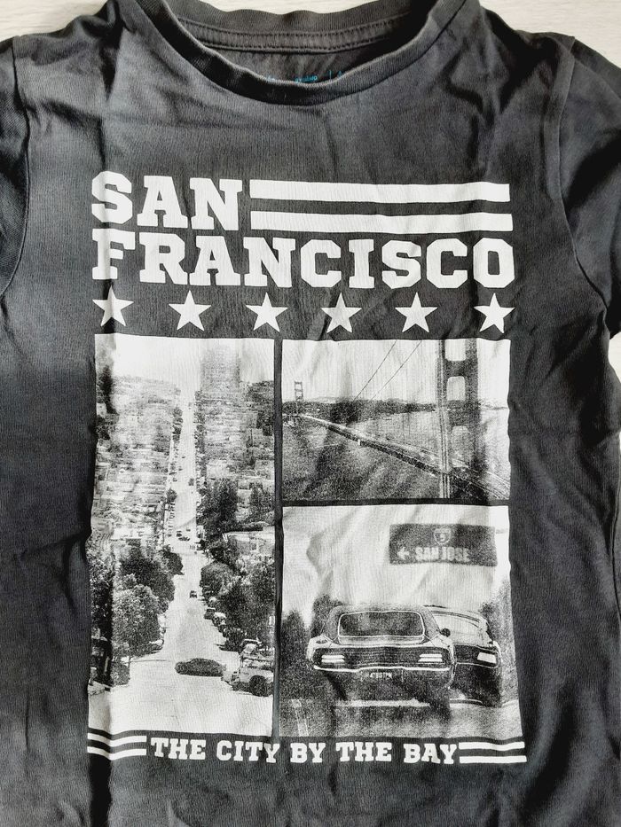 Vêtement garçon tee-shirt manches courtes San Francisco Gémo 4 ans - photo numéro 2