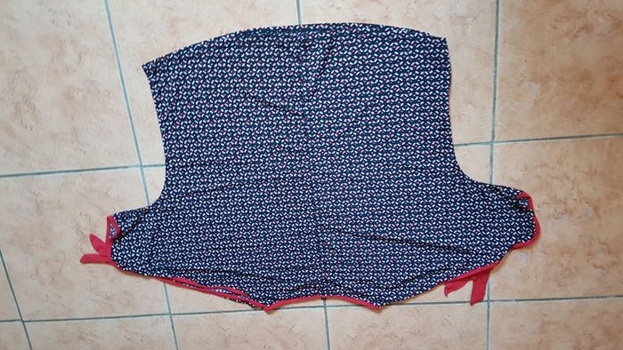 Blouse été femme 44-46 noire et rouge - photo numéro 5