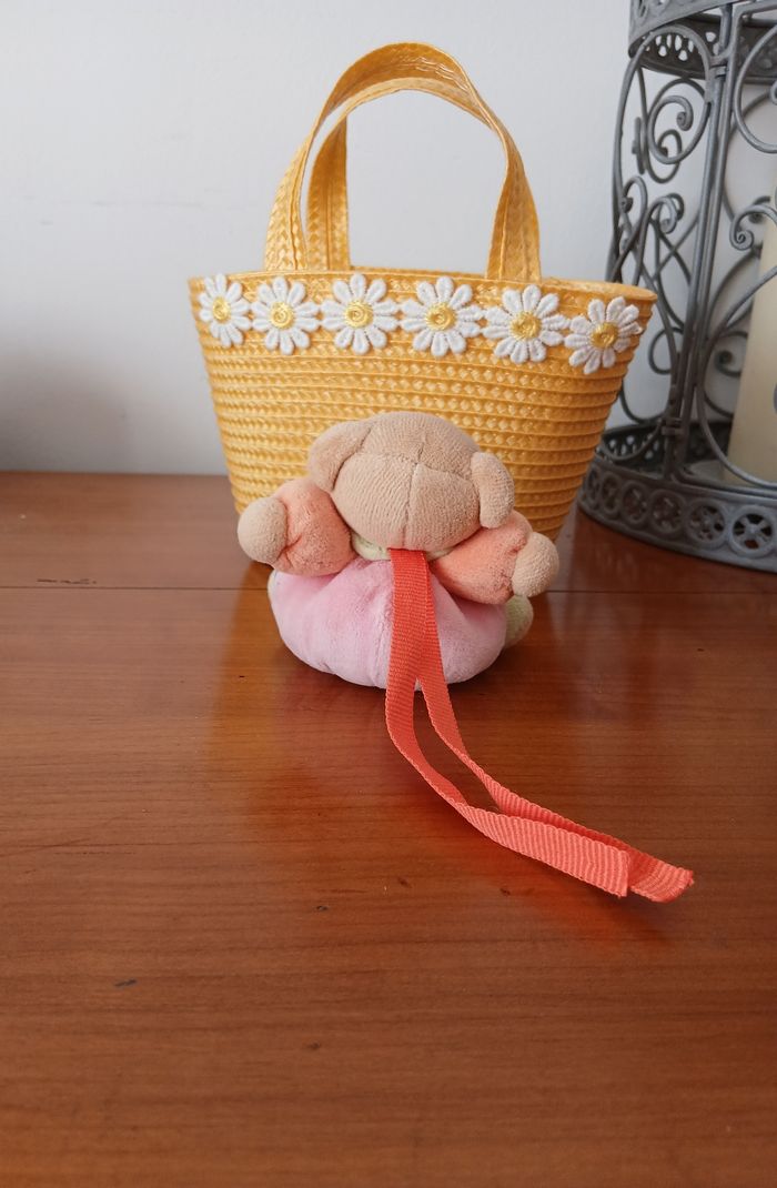 Kaloo: Mini-Doudou Ourson attache-tétine - photo numéro 4