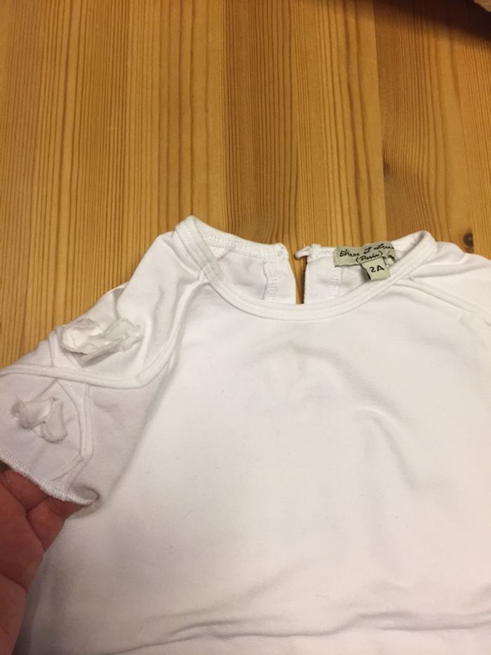 Tee shirt blanc Eliane et Léna - photo numéro 3