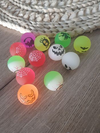 Lot balles rebondissantes halloween