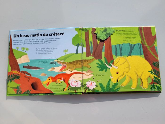 Livre animé à flaps : Le Petit Monde animé Gallimard Jeunesse : La Vie des Dinosaures (63) - photo numéro 3
