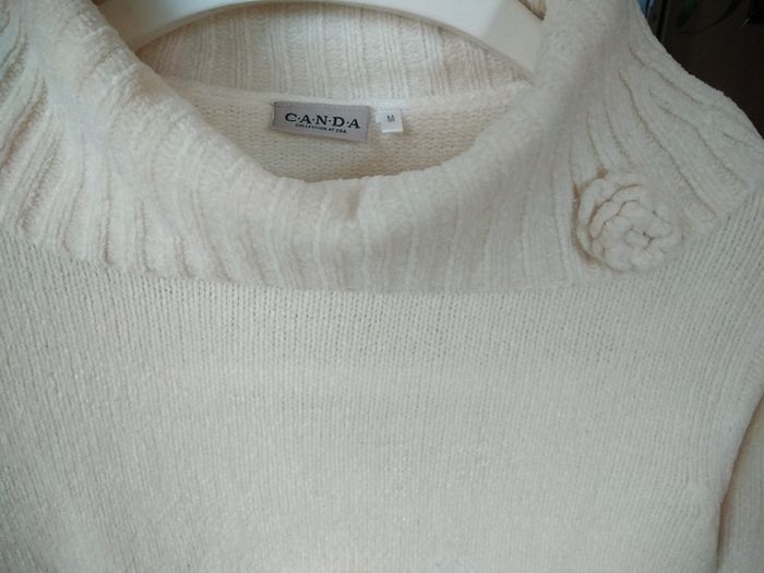 Pull crème - photo numéro 2