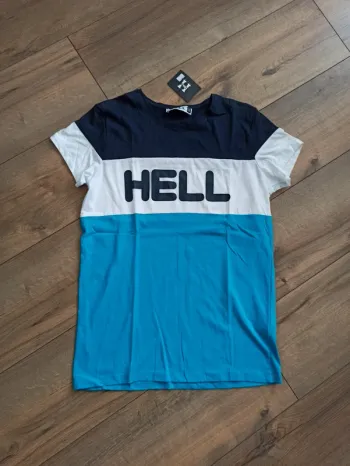 Tee shirt bleu homme L manches courtes