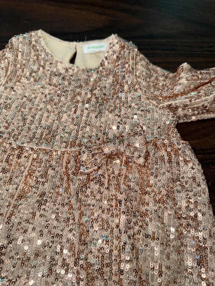Robe manches longues à sequins - photo numéro 3