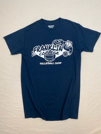 t-shirt imprimé sport USA Franklin College, bleu marine, homme, taille S