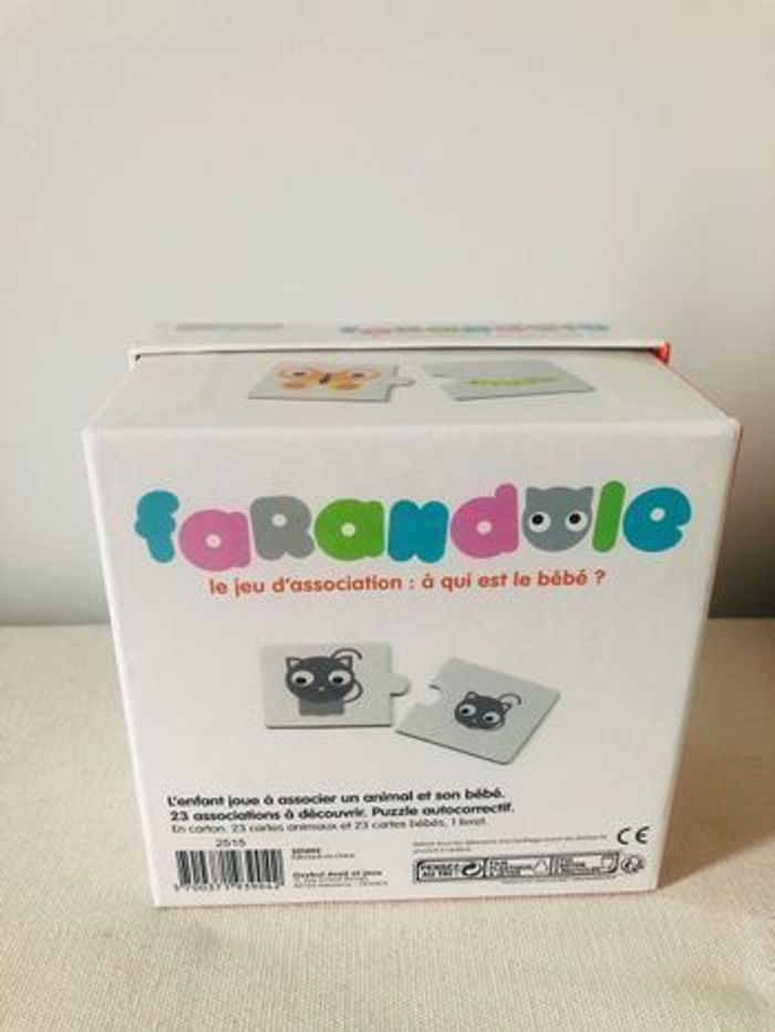 Jeu de société enfant bébé d’association: a qui est le bébé  ? Farandole - photo numéro 2