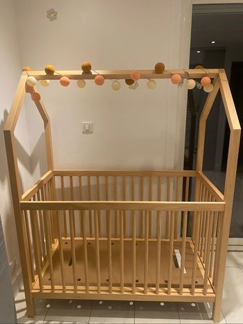 Lit bébé neuf maison du monde cabane  barreau évolutif