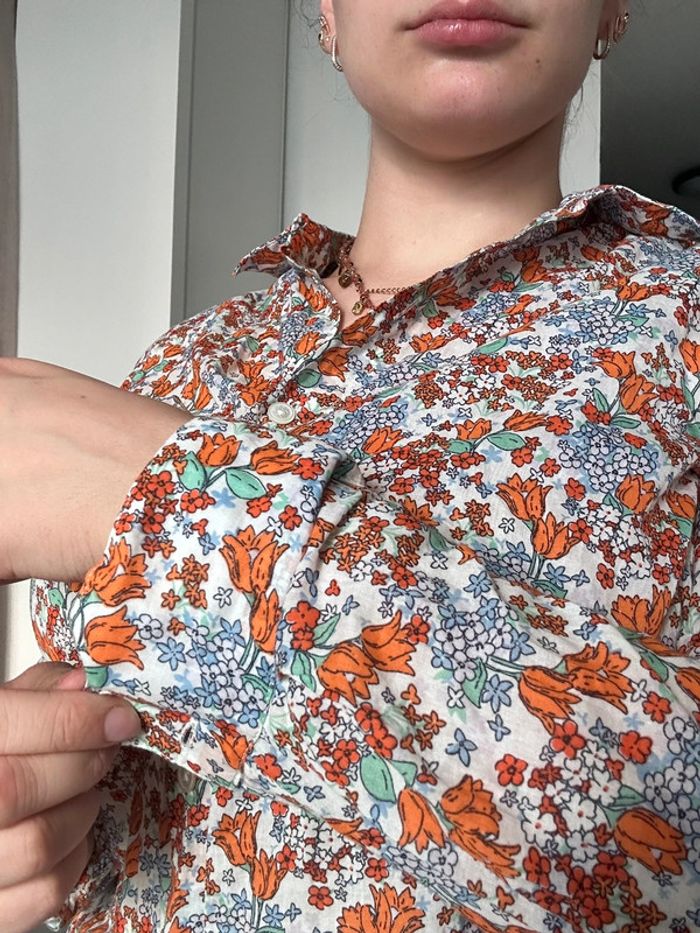 Chemise à fleurs Monoprix – Taille 38 - photo numéro 5