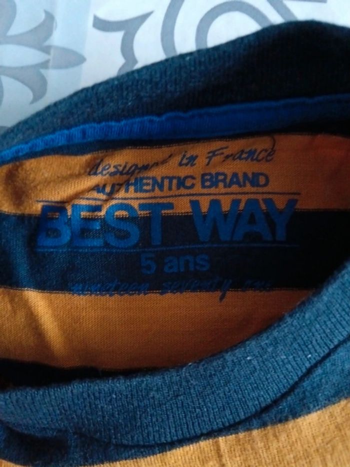 Tee shirt rayé - photo numéro 2