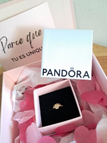 🏷 Bague Pandora Céleste Soleil Scintillant taille 50 Neuve