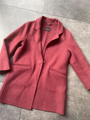 Manteau Zara Girls 7-8 ans bordeaux