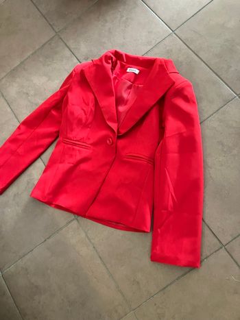 Blazer rouge taille S
