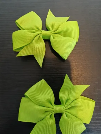 Lot 2 pinces vert pomme neuf