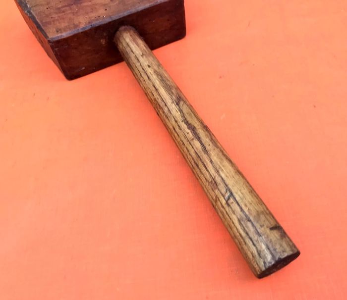 Ancien maillet de menuisier - photo numéro 6